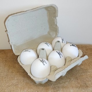 Uova fresche bianche (6 pz)